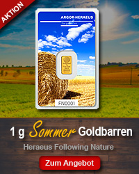 Goldbarren kaufen 1 Gramm Heraeus