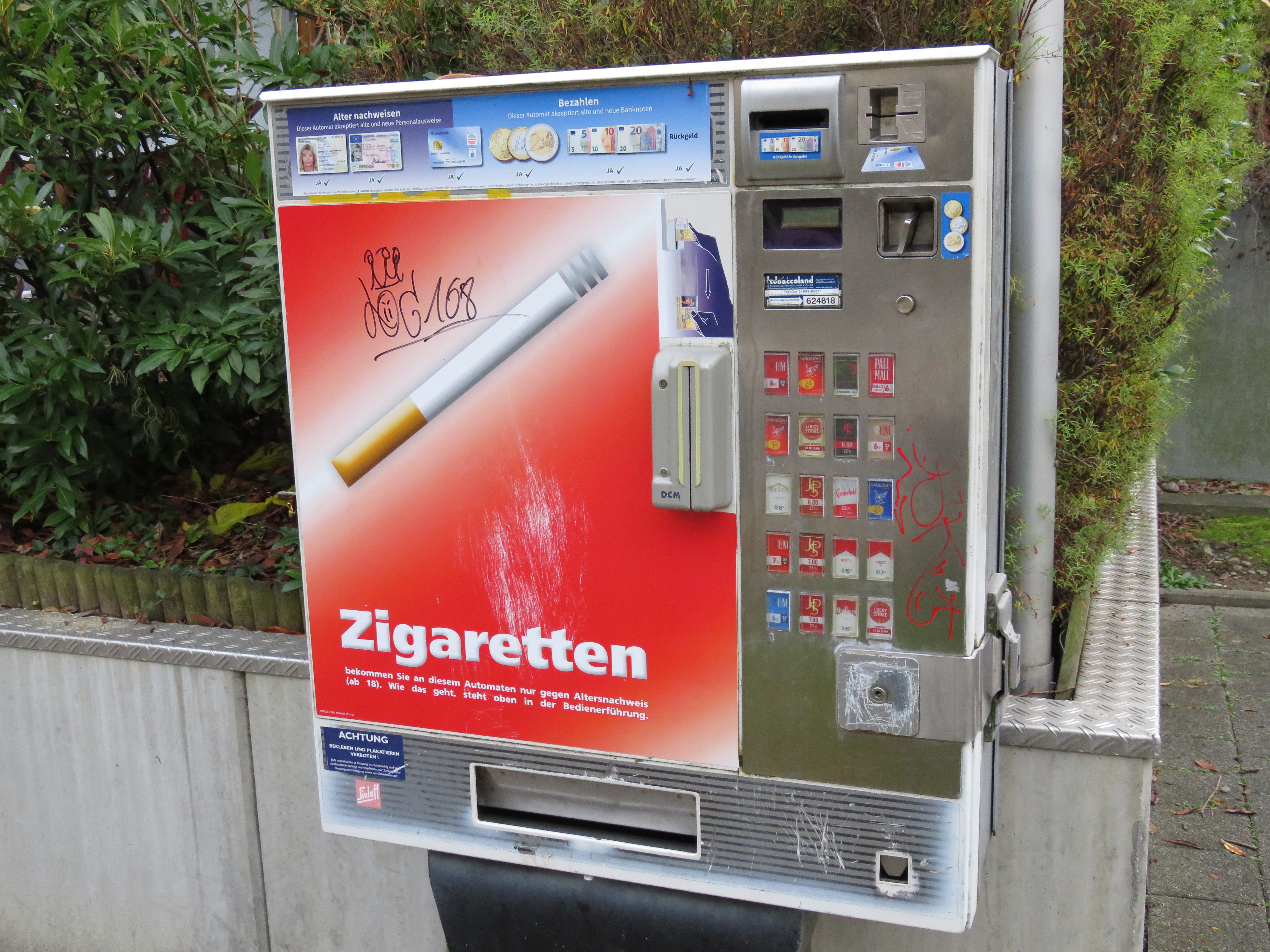 Zigarrettenautomat Freiburg
