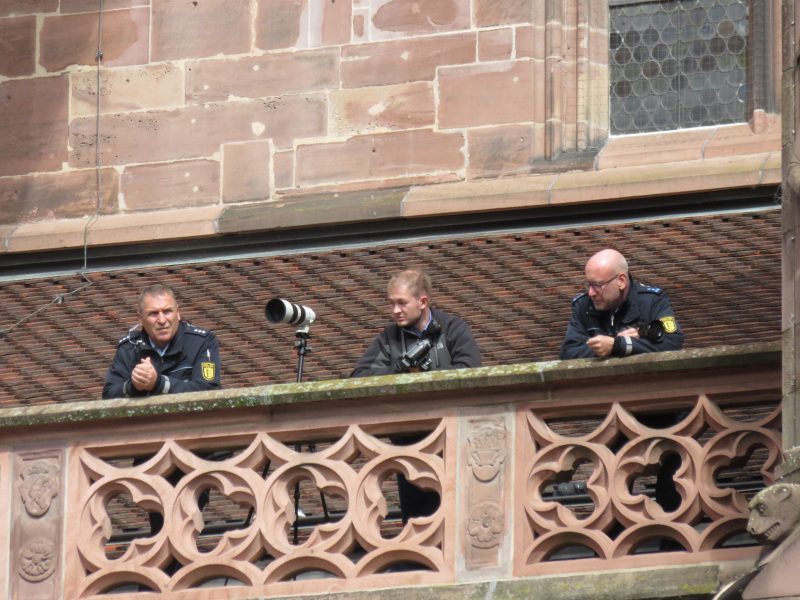 Münsterdach Polizei Freiburg