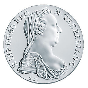 Maria Theresien Taler in Silber