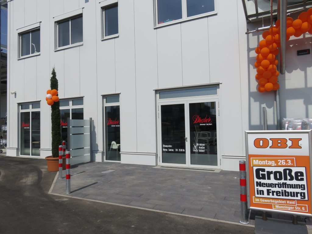 Stadtbäckerei Dreher Freiburg im OBI HAID