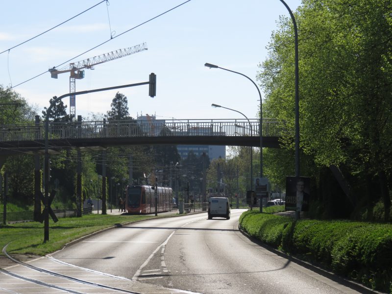 Laserpointer Brücke Lindenwäldle blenden