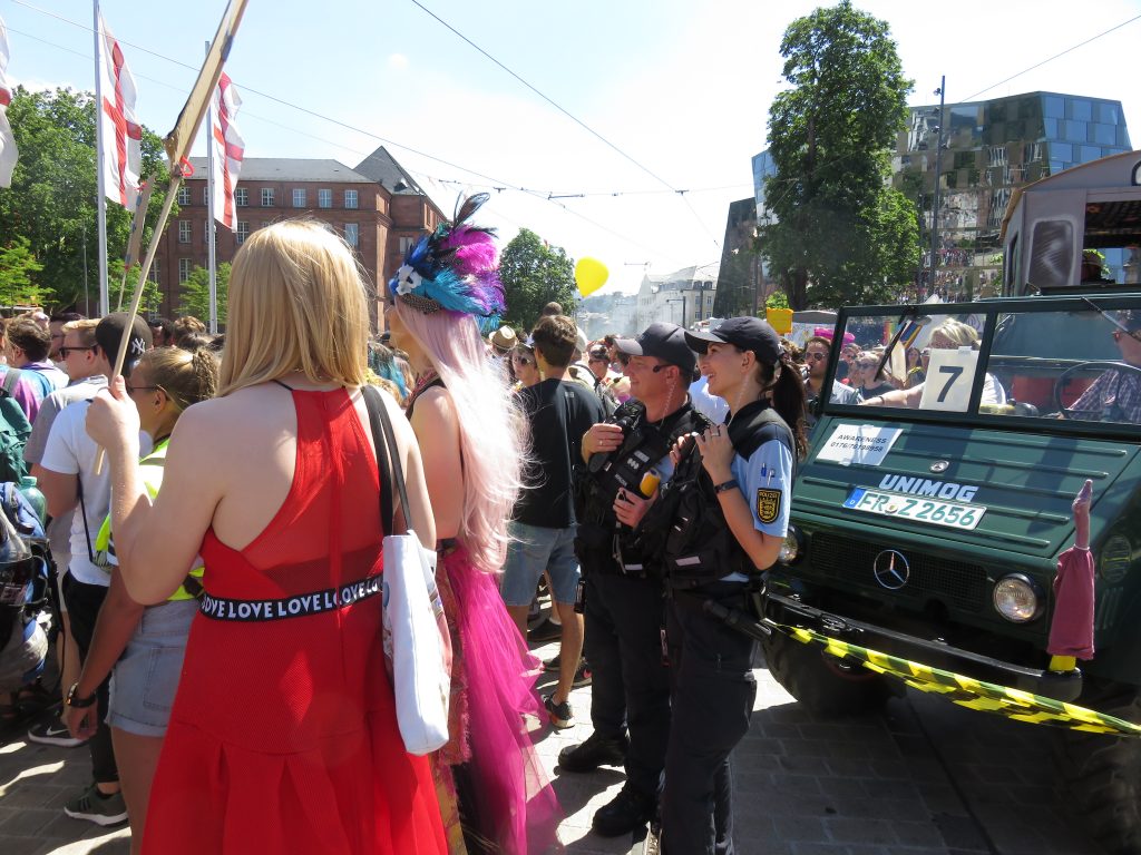 Die Polizei hat den CSD 2018 in Freiburg professionell begleitet