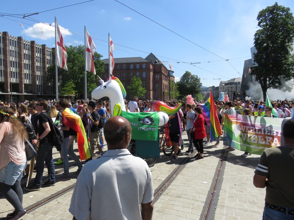 bei bestem Wetter fühlte sich auch das Einhorn wohl