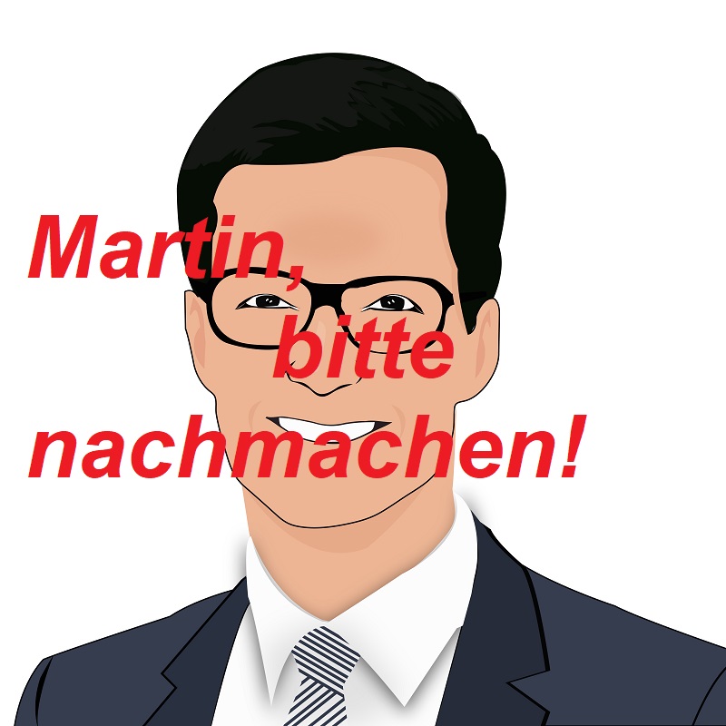 martin-nachmachen-cartoon-horn