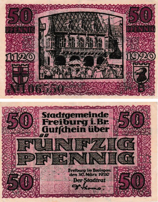 Notgeld-Freiburg-historisches-kaufhaus-1920-eigen