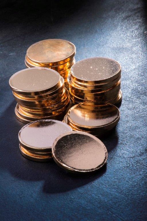 Goldronden für die Goldmünze Krügerrand