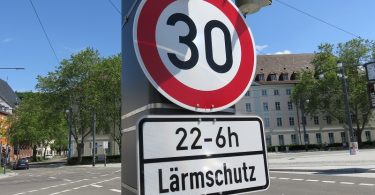 Tempo 30 Freiburg Lärmschutz