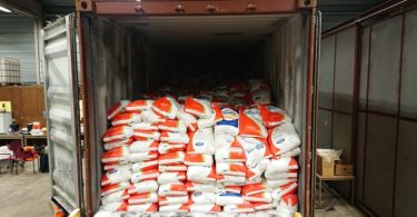 Salz und Kokain im Container für die Spedition in Niedersachsen