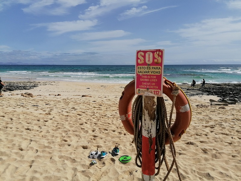 Strand Fuerteventura Ausgangssperre Spanien Corona