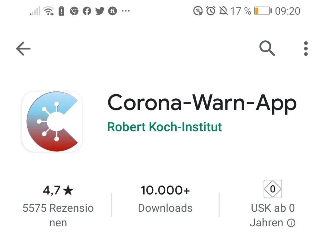 Corona App Download
