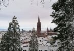 Freiburg Münster Schnee