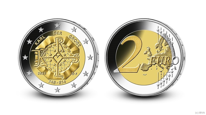 2 Euro Karl der Große Deutschland 2023