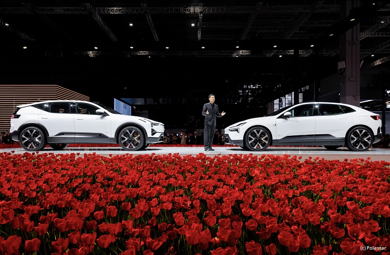 Polestar 3 und 4 auf der Automesse in Shanghai