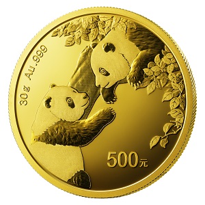 China Goldmünze Goldpreis